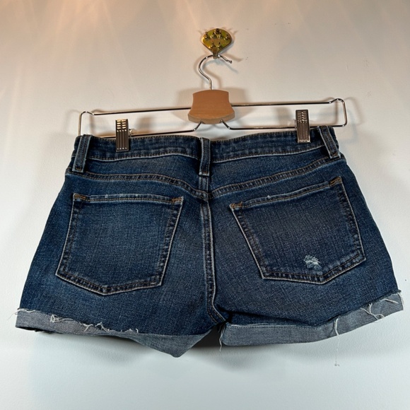 Abercrombie & Fitch - Low Rise Ripped Jean Shorts - Picture 2 of 3